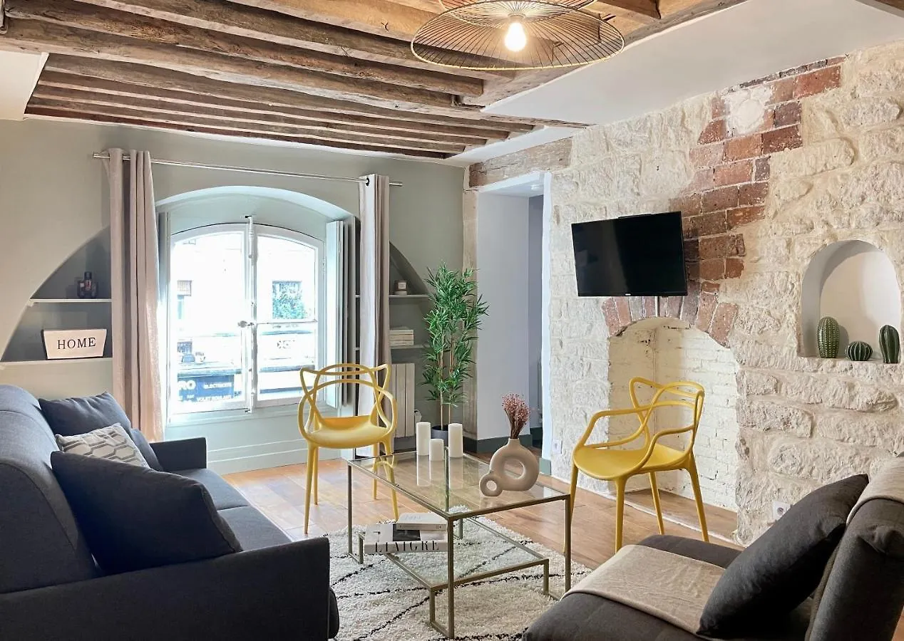 Unique Authentic Apartment In Le Marais Paris
