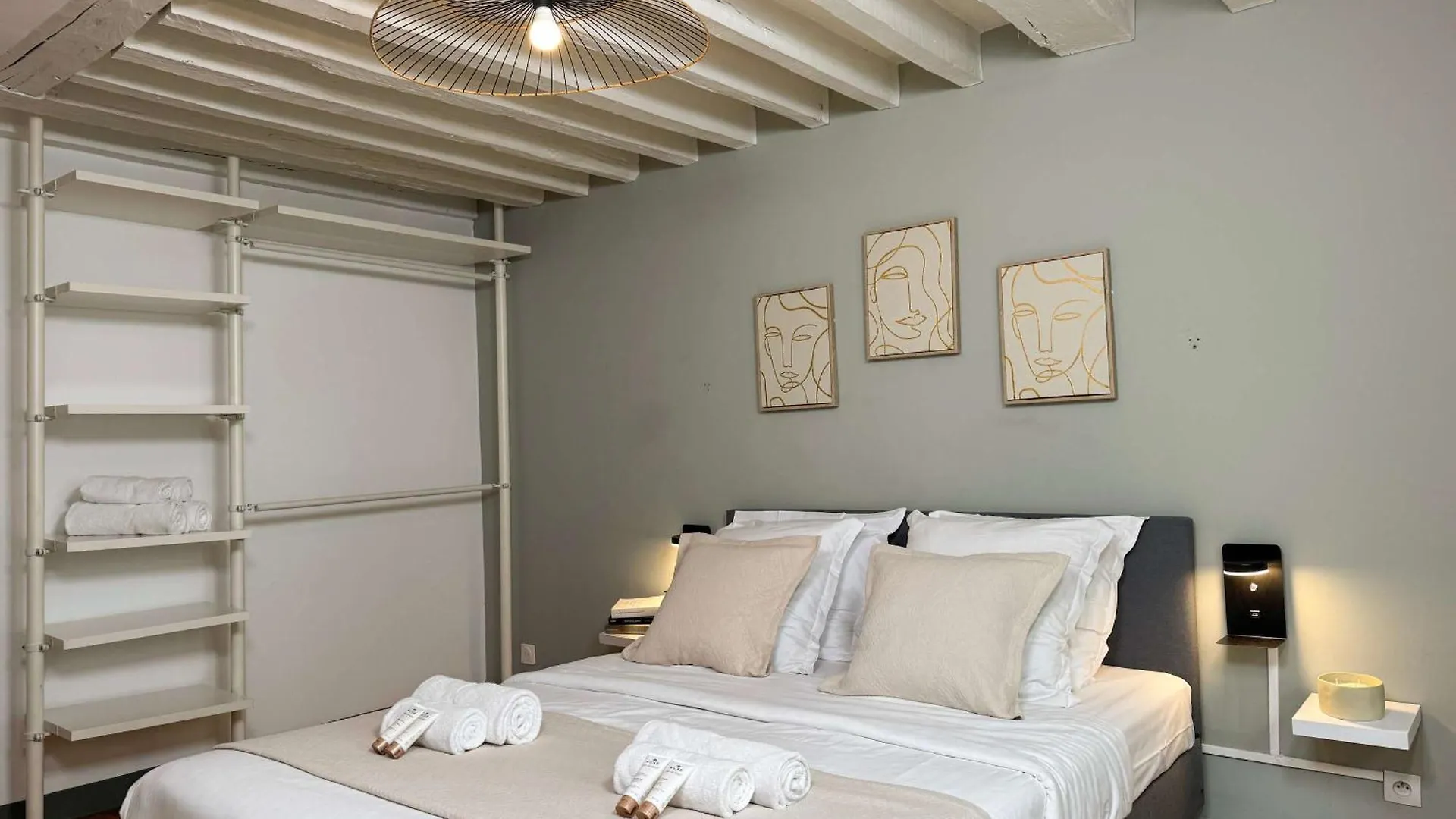 Unique Authentic Apartment In Le Marais Paris