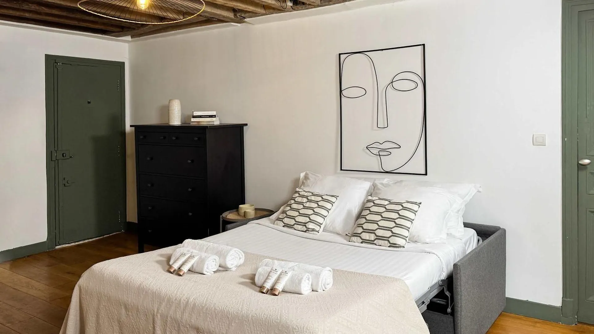 Unique Authentic Apartment In Le Marais Paris